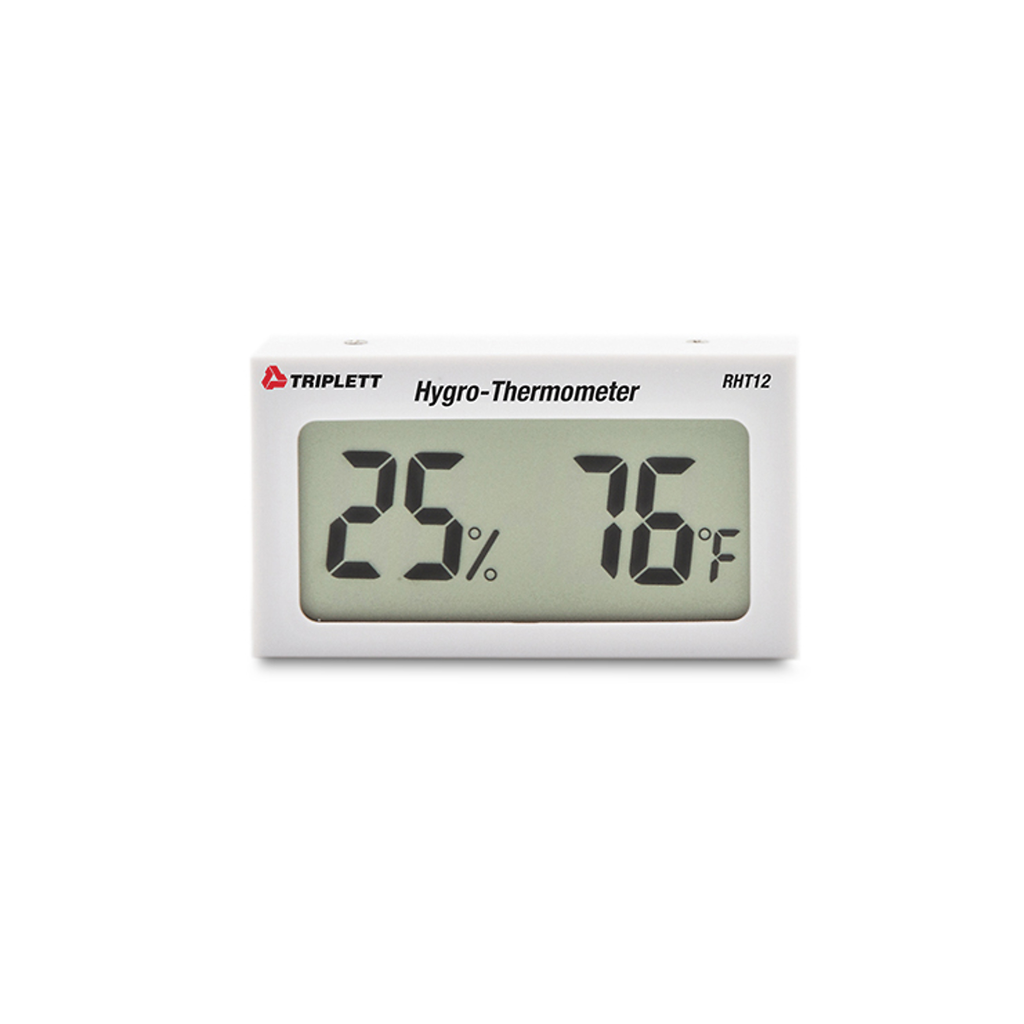 Triplett Hygro-Thermometer — Humidity and Temperature Dual Display, Model# RHT12